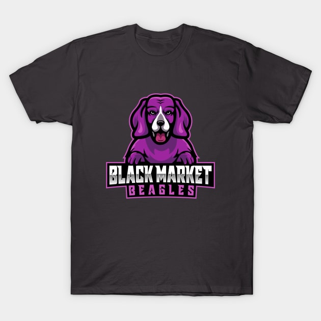Black Market Beagles T-Shirt by Black Market Beagles